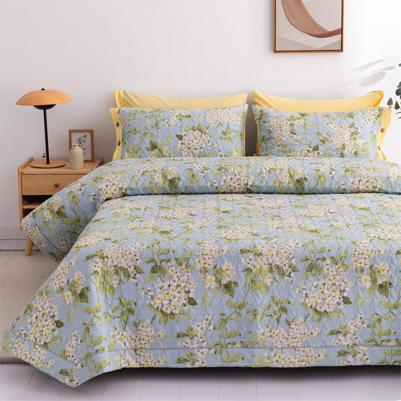 纯棉加厚床盖三件套2025新款系列