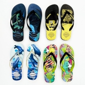 潮凉拖鞋 哈瓦那平底人字拖休闲日常沙滩耐磨夏季 夹脚冲浪防滑个性