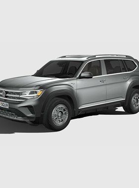 372.大众 Volkswagen Atlas Basecamp 2021 3D模型 FBX汽车源文件