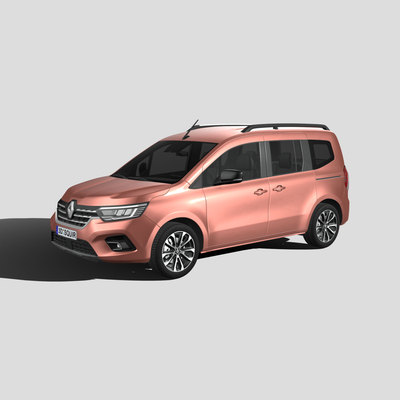 雷诺Kangoo2021 汽车3D模型 三维轿车FBX模型PBR写实模型 Blender