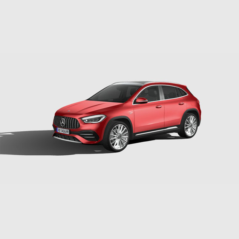330.梅赛德斯-奔驰 GLA35 AMG 2021 3D模型 FBX汽车模型源文件