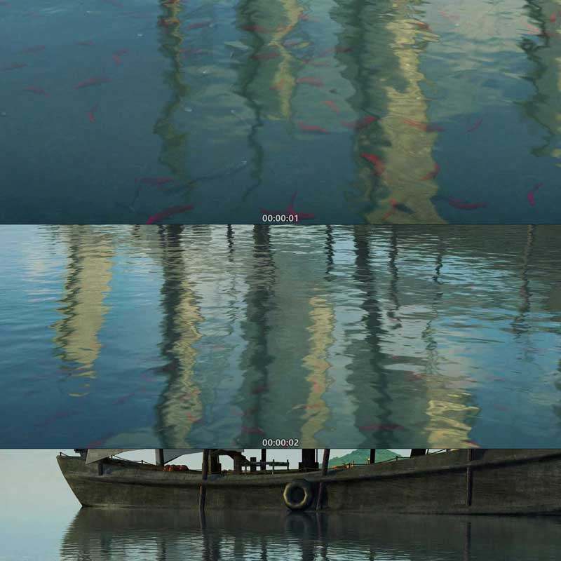 古代航海 扬帆起航 航运贸易海上丝绸之路3d动画三维漫游视频素材