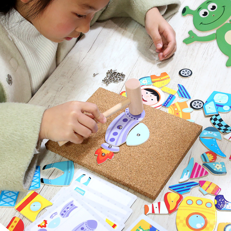 创意钉钉乐幼儿园玩具蒙氏教具
