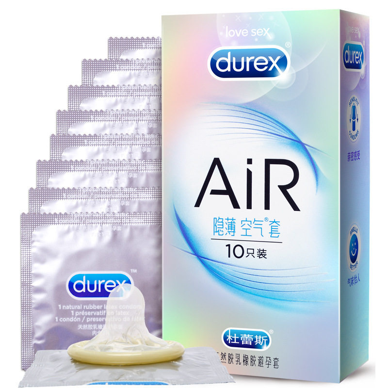 杜蕾斯空气套避孕套 AiR至薄幻隐3/10只装安全套超薄润滑成人情趣