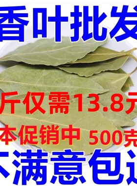 特绿香叶月桂叶500g另售桂皮八角丁香小茴香草果组合香料调料大全