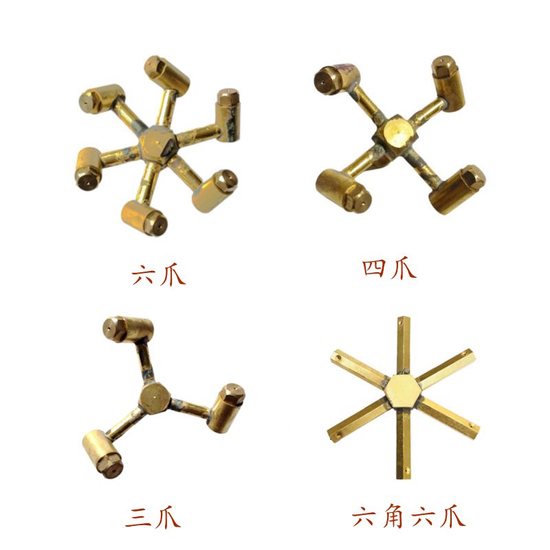 商用火炉配件三爪液化气