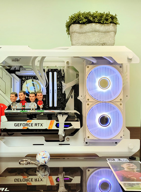 高端定制白色i5i7黑神话悟空吃鸡永劫游戏设计组装台式水冷电脑