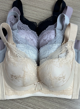 秀脉9035中厚B杯柔软舒适亲肤棉内衣高侧收防下垂聚拢调整型文胸