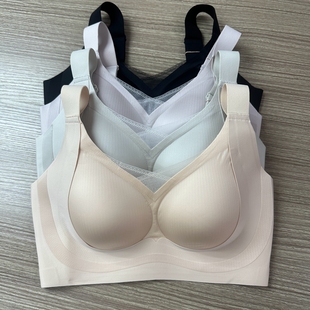 2件减10新款 光面薄无痕养护减压舒适上托透气运动瑜伽睡眠内衣629