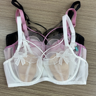 新款梧桐花开内衣66210薄有钢圈CD水晶杯大胸显小调整透气文胸罩