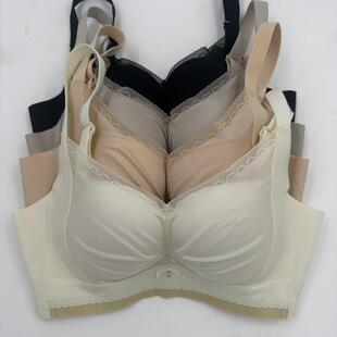 2件减10元 零感罩中模B杯无侧骨舒适聚拢光面内衣无磁调整文胸592