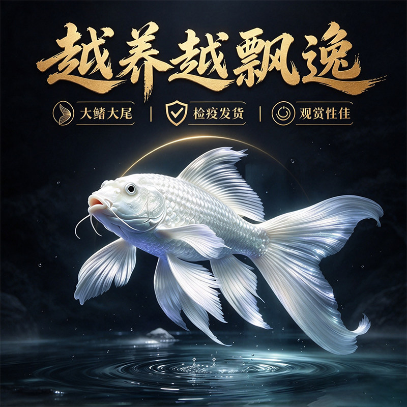 狮子头蝴蝶鲤纯种好养耐活观赏鱼