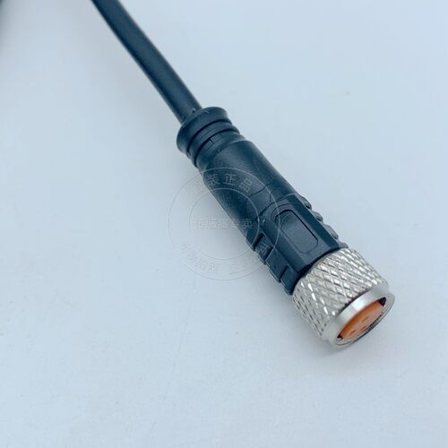 高品质插线 连接线 M8-3 三芯线 ZCX08-Y02/3 可替代 EVC142