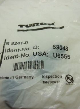 【正品原装】德国图尔克 TURCK 连接器 连接器 B8241-0
