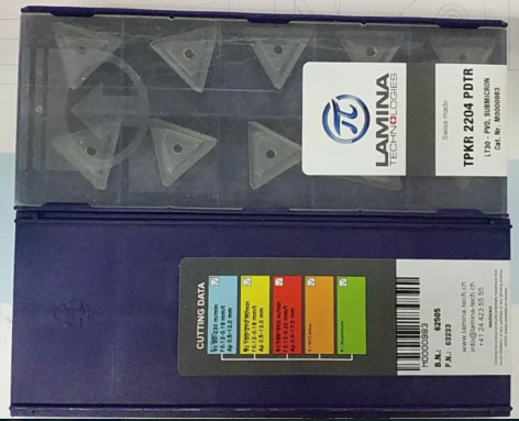 瑞士林芈娜 林妮娜 数控铣刀片TPKN2204PDTR LT30 TPKR2204PDTR