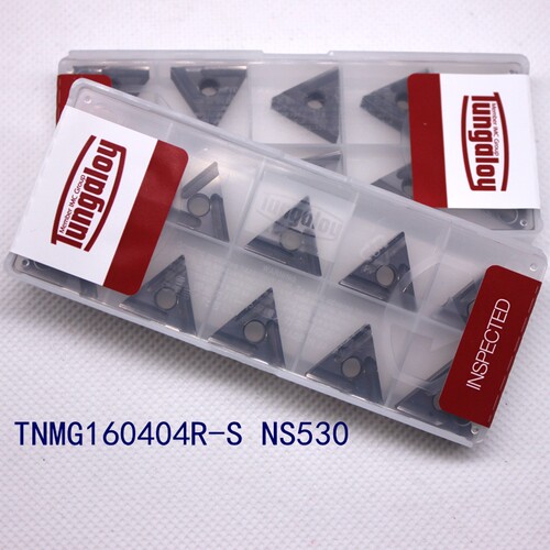 东芝三角金属陶瓷数控车刀片刀片TNMG160404R-SNS530 NS9530正反