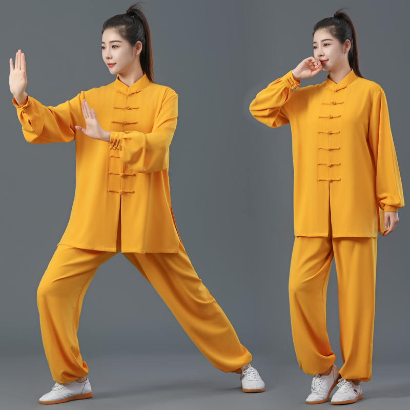 恒树太极服弹力武术表演服站桩八段锦晨练服团体男女休闲散打男女