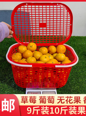 9斤装塑料篮葡萄篮桃子篮大篮子