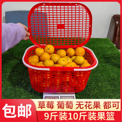 9斤装塑料篮葡萄篮桃子篮大篮子