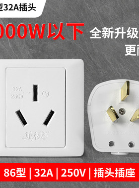 大功率插头龙榜热水器空调86型