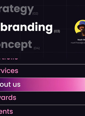 滚动文字选项列表动画达芬奇模板