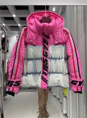 2025冬季潮牌羽绒服女新款欧货牛