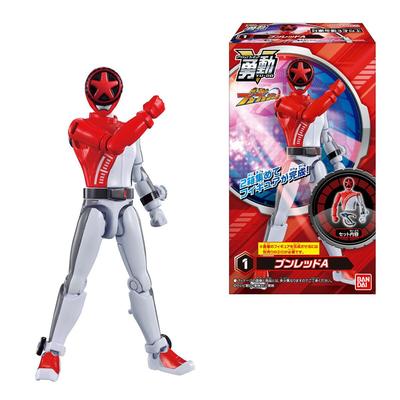 万代勇动爆上战队奔奔者五人手办