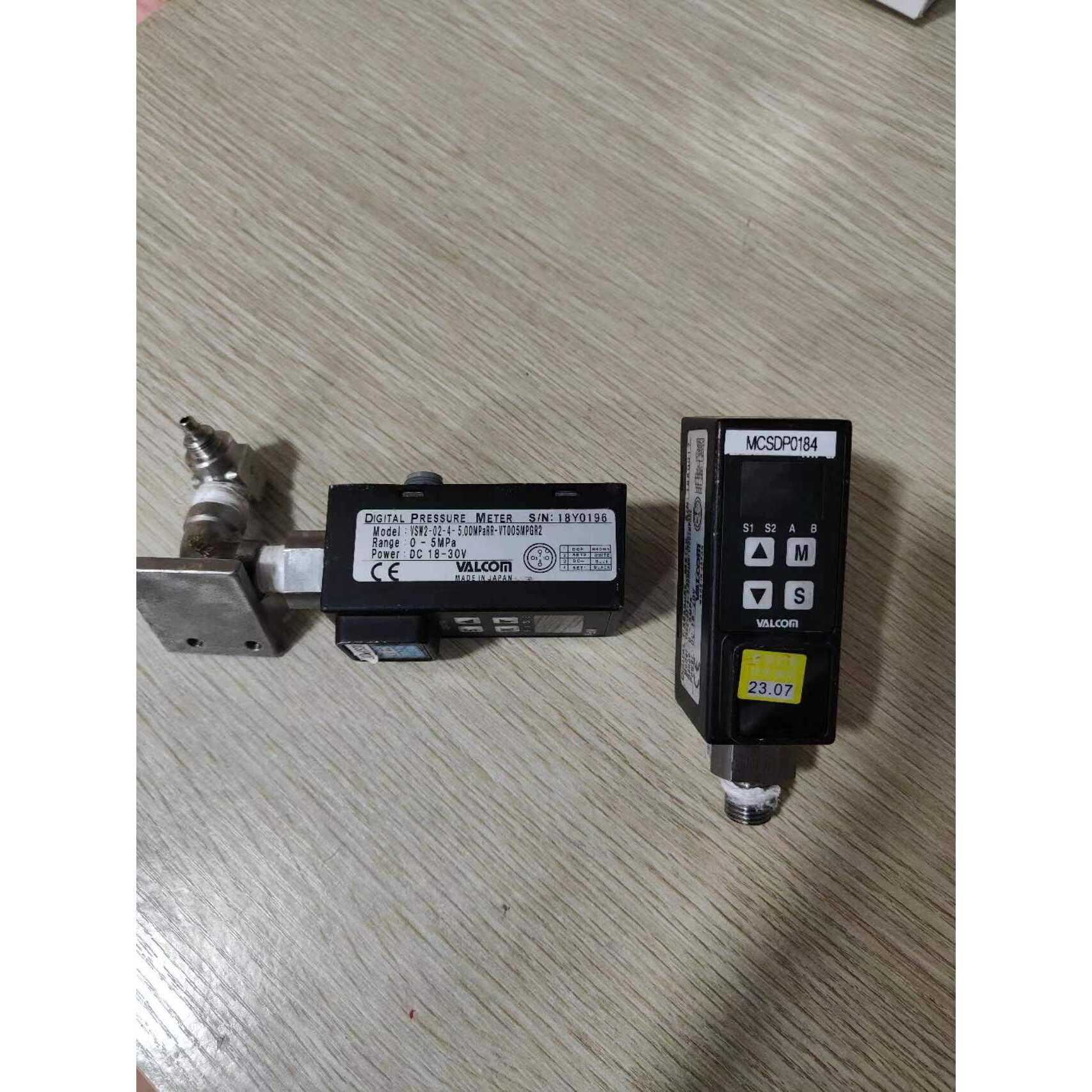 原装二手日本沃康压力传感器VSW2-02-4-5.00MPaRR-VT005MPGR2