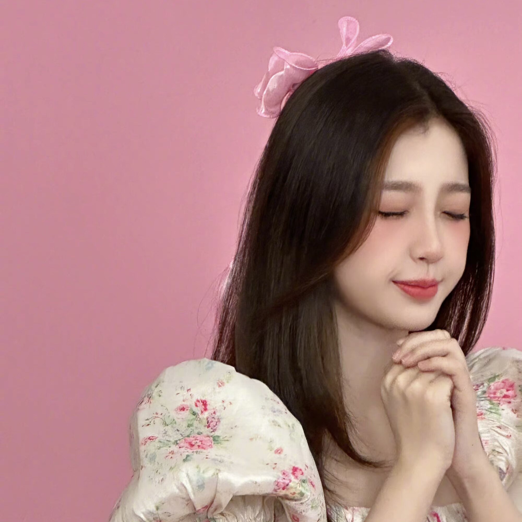 虞书欣明星同款粉色蝴蝶结飘带发夹芭蕾少女公主发饰顶夹鸭嘴夹