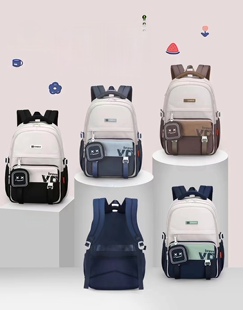 东润高品质新款书包6089多层减负大容量学生双肩背包百佳威书包