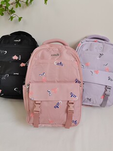 新款双肩背包东润百佳威小学生中学生书包牛津布防泼水减负背包