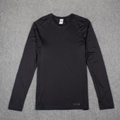 专业晨跑速干衣速干衣男户外薄反光运动跑步训练长袖 T恤健身上衣