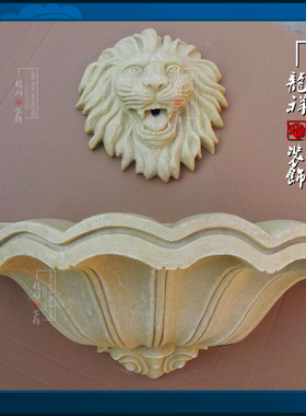 水盆墙壁雕塑流水墙壁画喷水浮雕