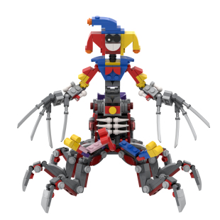 波比 玩具哈雷索耶手办模型儿童益智 游戏时间积木1006原型体拼装