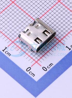 USB连接器 TYPE-C-31-M-09 SMD 母 卧贴 16P 原装 电子元器件配单