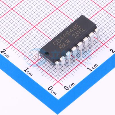 移位寄存器 CD4094BE(XBLW) DIP-16 原装正品 电子元器件配单