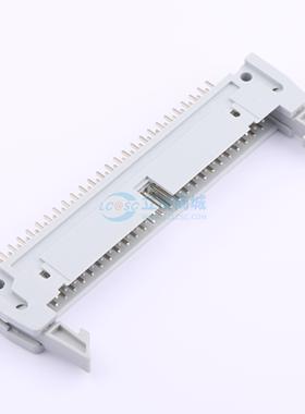 连接器 DS1011-50SBSiA7-B 插件,P=2.54mm 2x25P 牛角扣