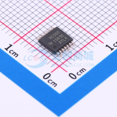 逻辑门 SN74HCS00PWR TSSOP-14 原装正品 电子元器件配单