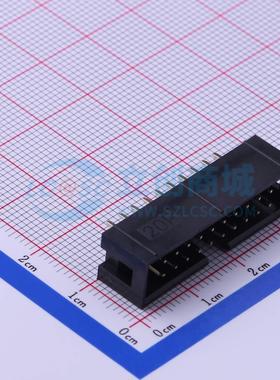 连接器 321020SG0ABK00A01 插件,P=2.54mm 2x10P 简牛座