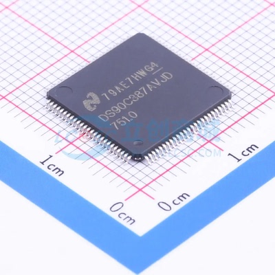 LVDS芯片 DS90C387AVJD/NOPB TQFP-100(14x14) 原装正品