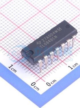 FET输入运放 TL084BCN PDIP-14 原装正品 电子元器件配单