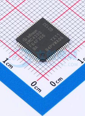 单片机(MCU/MPU/SOC) XMC4200F64F256BA LQFP-64-EP(10x10) 原装