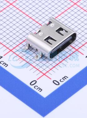 USB连接器 TYPE-C 6P QT073 SMD 母 卧贴 6P 原装 电子元器件配单
