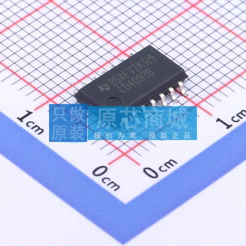 逻辑门 CD4093BNSR SO-14 原装正品 电子元器件配单
