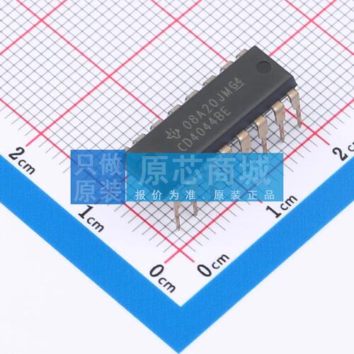 锁存器 CD4044BEE4 PDIP-16 原装正品 电子元器件配单