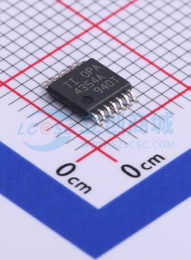 运算放大器 OPA4354AIPWR TSSOP-14 原装正品 电子元器件配单