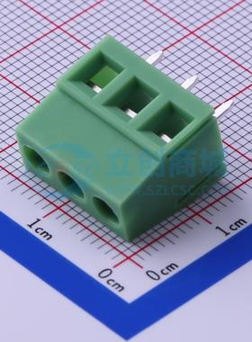 螺钉式接线端子 KF128-5.08-3P-AA 插件,P=5.08mm 1x3P 原装正品