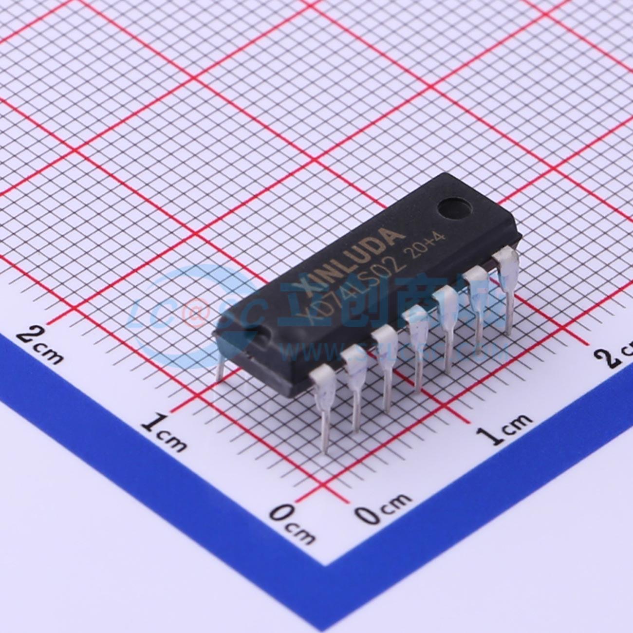逻辑门 XD74LS02 DIP-14 原装正品 电子元器件配单