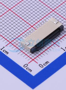 连接器 FFC10032-10SBB123W5M SMD,P=1mm,卧贴 翻盖式 10P 下接