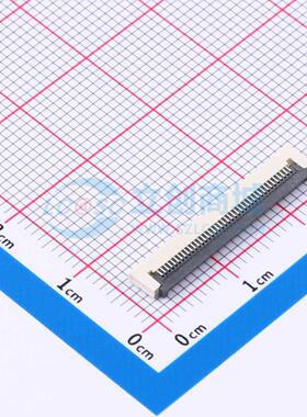 连接器 ZX-FPC-FWX0.5PH1.540 SMD,P=0.5mm,卧贴 翻盖式 40P 下接